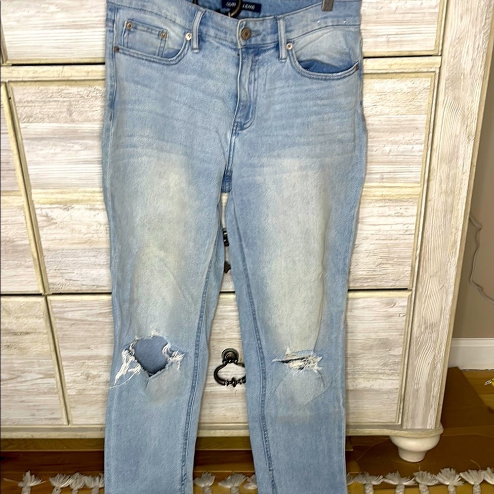 Calvin Klein Jens sz 27 mid rise slim boyfriend Women's Light BlueDistre…​